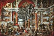 Giovanni Paolo Pannini Picture Gallery with Views of Modern Rome USA oil painting reproduction